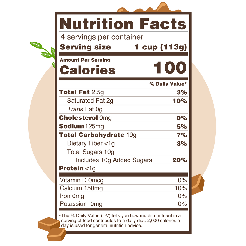 Seed To Spoon® - Caramel Spoonums Pudding Label